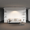 Миниатюра фото радиусный профиль для светодиодной ленты maytoni led strip alm-3535r-b-d-45°-3m | 220svet.ru