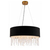 Миниатюра фото люстра kg1102p-6 black | 220svet.ru