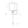 Миниатюра фото бра imperium loft regina andrew crystal sconce 85023-22 | 220svet.ru
