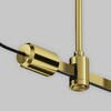 Миниатюра фото ввод питания боковой для шинопровода maytoni flarity tra154c-sb1-bs латунь | 220svet.ru