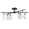 Миниатюра фото потолочная люстра lightstar rullo (571728+214436-8+202430-8) lr7283680 | 220svet.ru