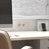 Миниатюра фото выключатель двухклавишный айвори матовый werkel w1120062 | 220svet.ru