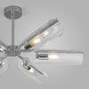 Миниатюра фото потолочная люстра eurosvet 70144/6 хром | 220svet.ru