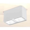 Миниатюра фото комплект накладного светильника ambrella light techno spot xs7850001 swh белый песок (c7850, n7701) | 220svet.ru