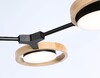 Миниатюра фото потолочная светодиодная люстра ambrella light comfort linetech fl51611 | 220svet.ru