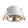 Миниатюра фото встраиваемый светильник crystal lux clt 081c wh-go | 220svet.ru