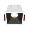 Миниатюра фото встраиваемый светильник maytoni alfa led dl043-01-10w3k-d-sq-wb | 220svet.ru