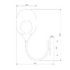 Миниатюра фото бра eurosvet 70218/1 латунь | 220svet.ru