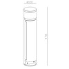 Миниатюра фото ландшафтный светильник deko-light steckdosenturm beleuchtet 733054 | 220svet.ru