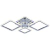 Миниатюра фото потолочная светодиодная люстра profit light 8075/2+2 chr | 220svet.ru