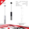 Миниатюра фото подвесной светильник reluce technical 16009-0.9-001ld 300mm gu10 bk | 220svet.ru