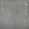 Миниатюра фото гирлянда бахрома с колпачком 4,9 x 0,5 м жёлтая 220в, 189 led, провод прозрачный пвх, ip65 ltc pil189cap-10-2y | 220svet.ru