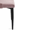 Миниатюра фото стул на металлокаркасе woodville kora light purple / black 15094 | 220svet.ru