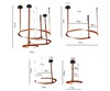 Миниатюра фото подвесной светодиодный светильник kink light маджена 07656-3a,04(3000k) | 220svet.ru