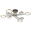 Миниатюра фото потолочная светодиодная люстра odeon light denzel 4320/75cl | 220svet.ru