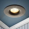 Миниатюра фото светильник встраиваемый алюминиевый эра kl105 bk под лампу mr16 gu5.3 черный б0059792 | 220svet.ru