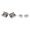 Миниатюра фото набор аксессуаров (ul-00000622) uniel ufe-n02 silver | 220svet.ru