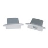 Миниатюра фото набор заглушек (ul-00004059) uniel ufe-n11 silver b polybag | 220svet.ru