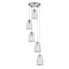 Миниатюра фото подвесная люстра indigo lucido 11046/5p chrome v000483 | 220svet.ru
