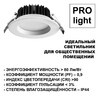 Миниатюра фото встраиваемый светодиодный светильник novotech drum 359415 | 220svet.ru