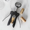 Миниатюра фото штопор barcraft с крыльями, черный kitchen craft | 220svet.ru