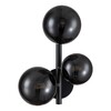 Миниатюра фото бра indigo molecola 11018/3w black v000198 | 220svet.ru