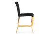 Миниатюра фото барный стул woodville joan black / gold 15388 | 220svet.ru