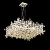 Миниатюра фото подвесная люстра хрустальная delight collection p7838-w50 chrome | 220svet.ru
