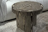 Миниатюра фото столик журнальный zebrano круглый garda decor 58db-23180 | 220svet.ru