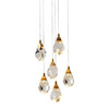 Миниатюра фото подвесной светильник 9701p/6r brass delight collection | 220svet.ru