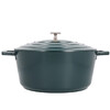 Миниатюра фото кастрюля с крышкой green 28 см литой алюминий 5л masterclass kitchen craft | 220svet.ru