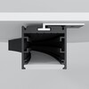 Миниатюра фото радиусный профиль для светодиодной ленты maytoni led strip alm-3535r-b-d-45°-3m | 220svet.ru