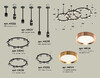 Миниатюра фото потолочный светильник на штанге ambrella light diy spot techno ring xr92222100 | 220svet.ru