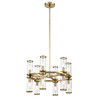 Миниатюра фото люстра md2061-12b br.brass delight collection | 220svet.ru