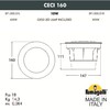 Миниатюра фото грунтовый светильник fumagalli ceci 160  3f1.000.000.lxd1l | 220svet.ru