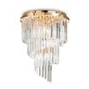 Миниатюра фото потолочная люстра ideal lux carlton pl12 oro | 220svet.ru