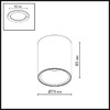 Миниатюра фото потолочный светильник odeon light brim 7139/12cl белый | 220svet.ru