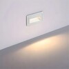 Миниатюра фото уличный настенный светодиодный светильник arte lamp piazza a7223in-1wh | 220svet.ru
