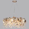 Миниатюра фото подвесная люстра odeon light coins 5104/10 золотистый | 220svet.ru