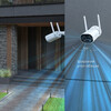 Миниатюра фото умная видеокамера белая ip65 elektrostandard wi-fi 76500/01 | 220svet.ru