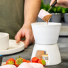 Миниатюра фото набор для приготовления шоколадного фондю с 4 вилками kitchencraft kc kitchen craft | 220svet.ru