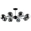 Миниатюра фото потолочная люстра arte lamp lagos a2708pl-8bk | 220svet.ru