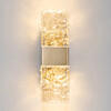 Миниатюра фото бра светодиодная 88068w gold/clear delight collection | 220svet.ru