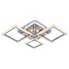 Миниатюра фото потолочная светодиодная люстра profit light 8050/2+2 chr | 220svet.ru