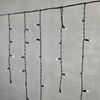 Миниатюра фото гирлянда бахрома с колпачком 3,2 x 0,9 м белая 220в, 168 led, провод черный пвх, ip65 ltc pil180cap-11-2w | 220svet.ru