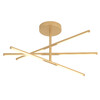 Миниатюра фото потолочный светильник crystal lux largo pl32w d730 gold | 220svet.ru