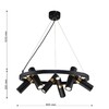 Миниатюра фото подвесная люстра favourite light point 2997-6p | 220svet.ru