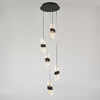 Миниатюра фото подвесной свветодиодный светильник delight collection md23001022-5a matt black | 220svet.ru