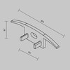 Миниатюра фото комплект заглушек  maytoni алюминиевый профиль 642086 | 220svet.ru