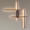 Миниатюра фото настенный светодиодный светильник odeon light l-vision 3890/36wlp черный | 220svet.ru